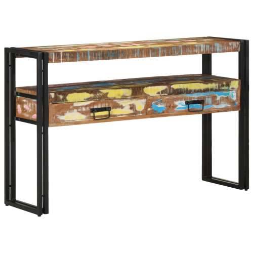 Stolci za kraj Višebojno 120x33x75 cm Masivno obnovljeno drvo i metal Cijena