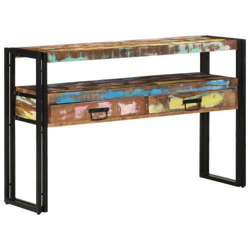 Stolci za kraj Višebojno 120x33x75 cm Masivno obnovljeno drvo i metal Cijena