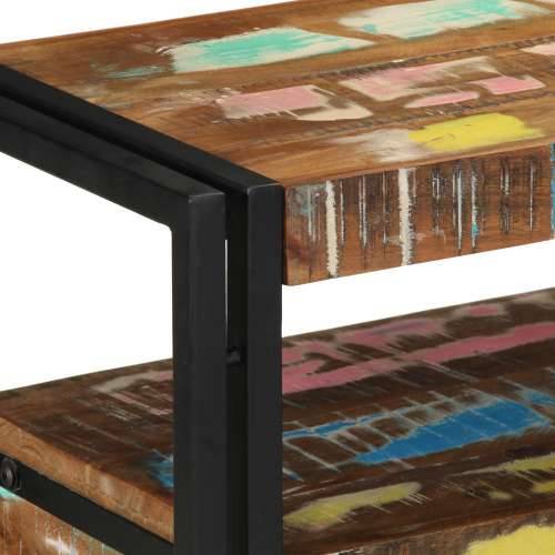 Stolci za kraj Višebojno 120x33x75 cm Masivno obnovljeno drvo i metal Cijena