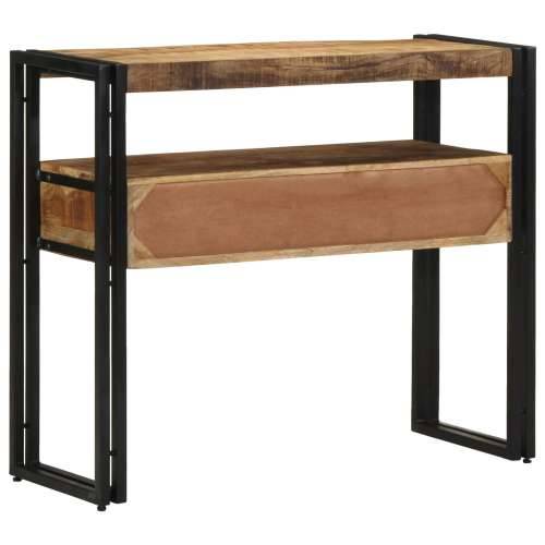 Krajnji stolovi Crni 90x33x75 cm Masivno drvo manga i metal Cijena