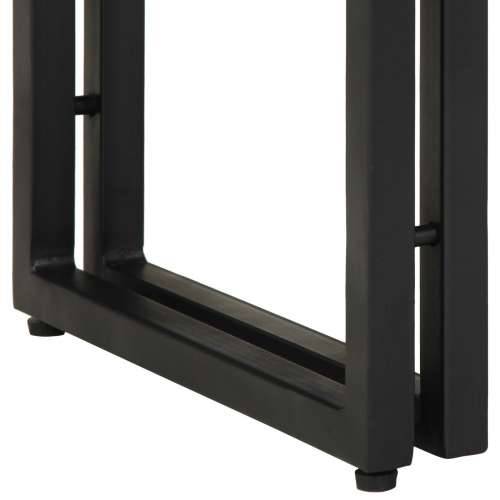 Krajnji stolovi Crni 90x33x75 cm Masivno drvo manga i metal Cijena