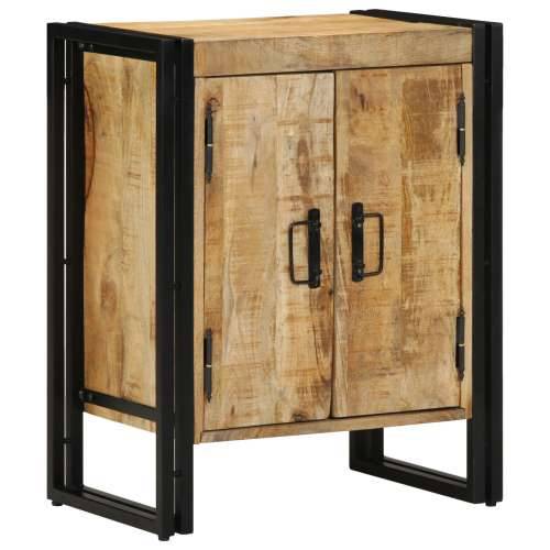 Kabinet za cipele Crni 30x30x40 cm Masivno drvo manga i Čelik Cijena