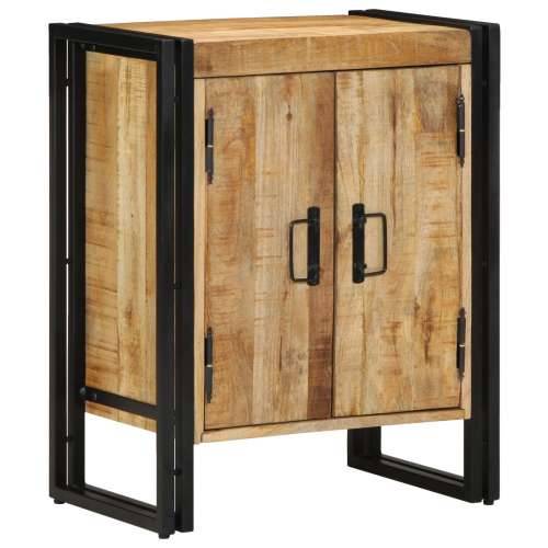 Kabinet za cipele Crni 30x30x40 cm Masivno drvo manga i Čelik Cijena