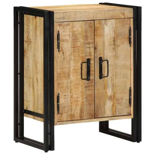 Kabinet za cipele Crni 30x30x40 cm Masivno drvo manga i Čelik Cijena
