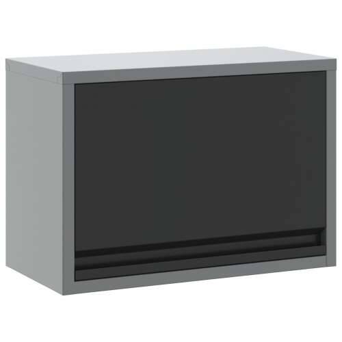 Zidni ormarić za alate s plinom podignutim vratima, crni, 50x25x35 cm Cijena