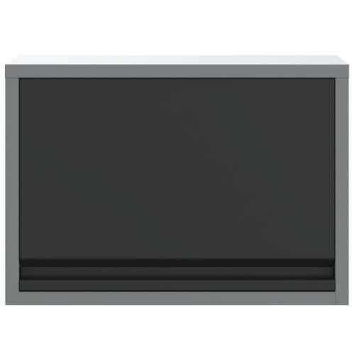 Zidni ormarić za alate s plinom podignutim vratima, crni, 50x25x35 cm Cijena