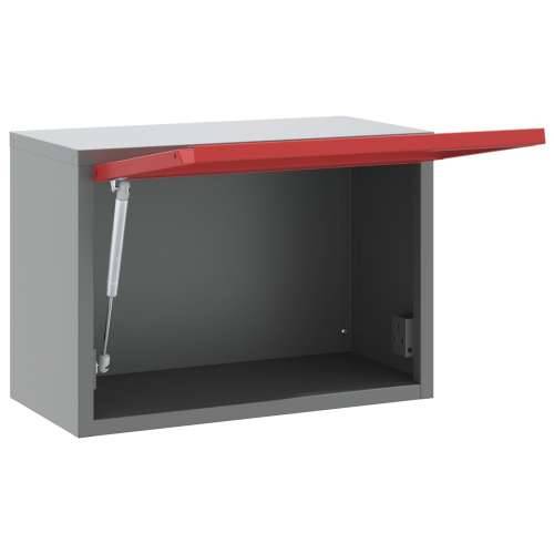 zidni ormarić s plinskim sustavom u crvenoj boji, 50x25x35 cm Cijena