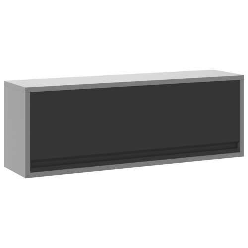montažni ormarić za alate s vratima na plin crni 100x25x35 cm Cijena