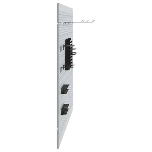 Pegboardi 3 kom s 15 dodataka Sivi 50x80 cm Čelik Cijena