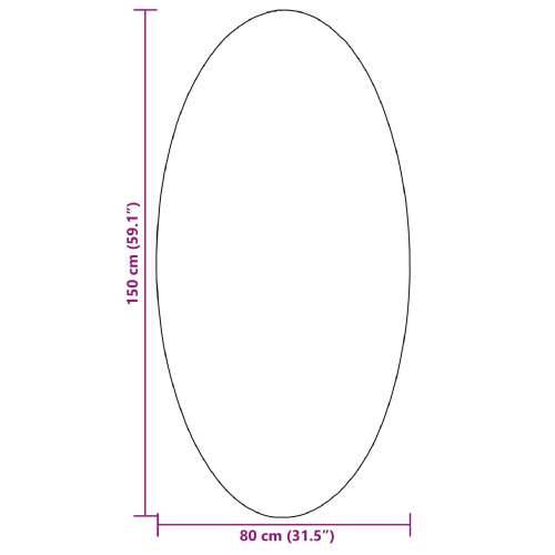 Tepih “HUARTE” Crni 80x150 cm Ovalni Cijena