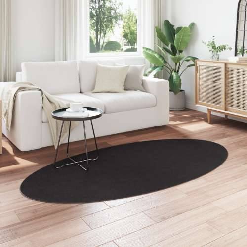 Tepih ‘HUARTE’Crna 100x200 cm Ovalni Cijena