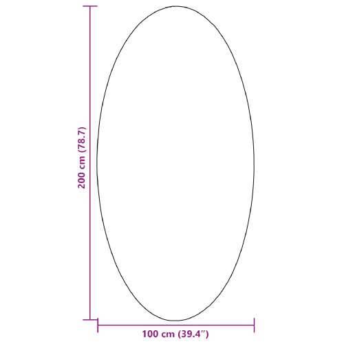Tepih ‘HUARTE’Crna 100x200 cm Ovalni Cijena