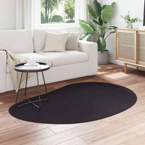 Tepih Crni 120x170 cm Poliester protiv klizanja Cijena