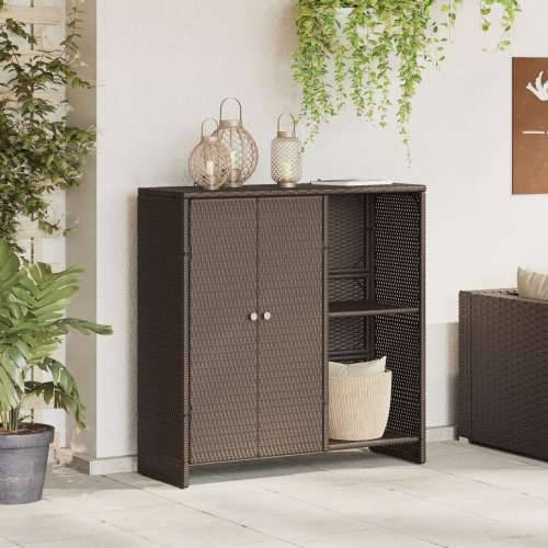 Ormar smeđa 100x36x102 cm ratan Cijena