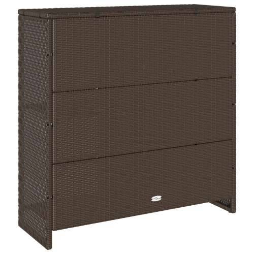 Ormar smeđa 100x36x102 cm ratan Cijena