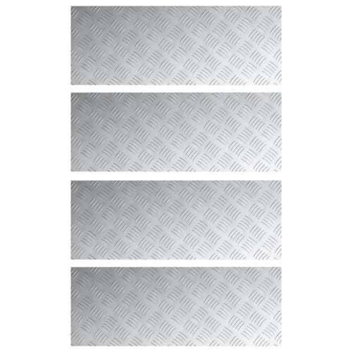 Aluminijske šahovske ploče 4 kom Anti-Slip 80x30 cm Cijena