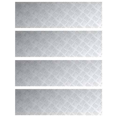 Aluminijske protuklizne ploče 4 kom 100x30 cm Cijena