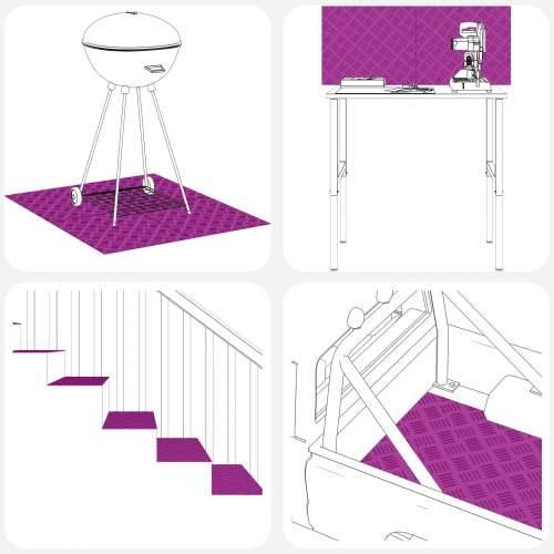 Aluminijske protuklizne ploče 4 kom 100x30 cm Cijena