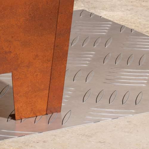 Aluminijski rebrasti lim 2 kom Anti-Sklizno 40x40 cm Cijena