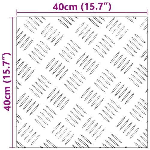 aluminijske protuklizne ploče 4 kom 40x40 cm Cijena