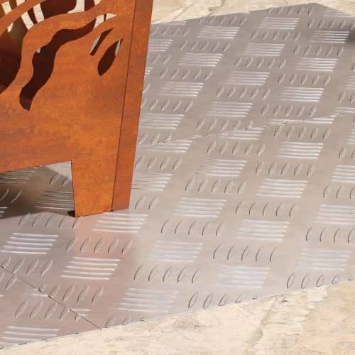 Aluminijski Čelični Limovi 4 kom Protuklizni 70x40 cm Cijena