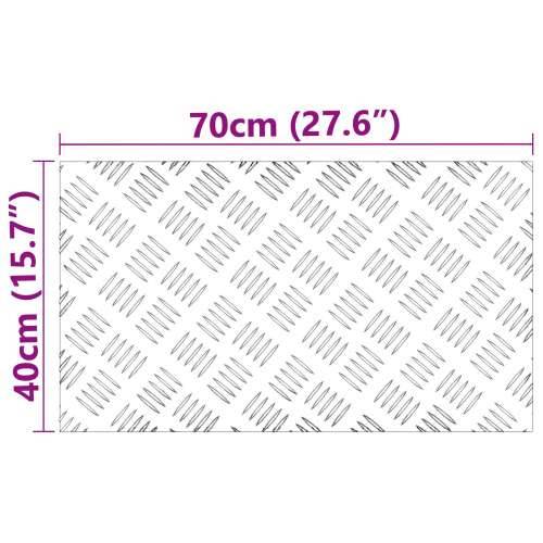 Aluminijski Čelični Limovi 4 kom Protuklizni 70x40 cm Cijena