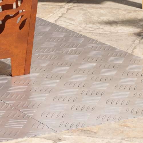 aluminijski čeker ploče 4 kom, anti-skid 60x50 cm Cijena
