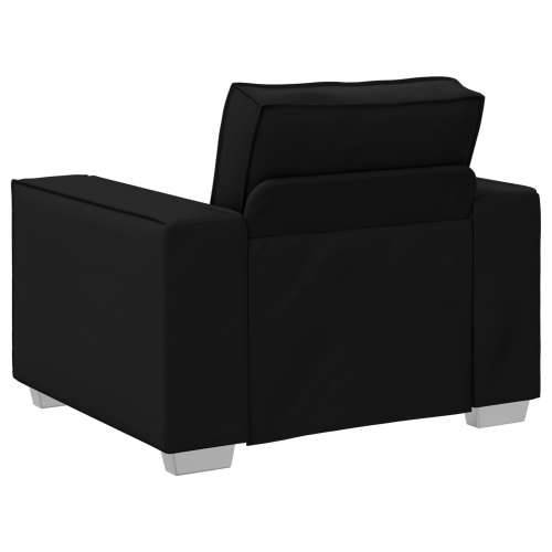 Crna Umjetna Kožna Sofa Stolica - 59 cm Cijena