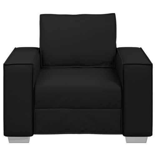 Crna Umjetna Kožna Sofa Stolica - 59 cm Cijena