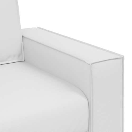 bijela stolica 59 cm od umjetne kože Cijena