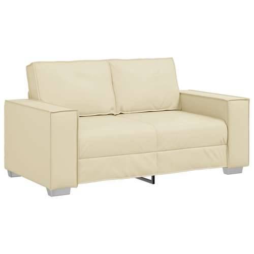 Dvosjed Sofe Krem 120 cm Umjetna Koža Cijena