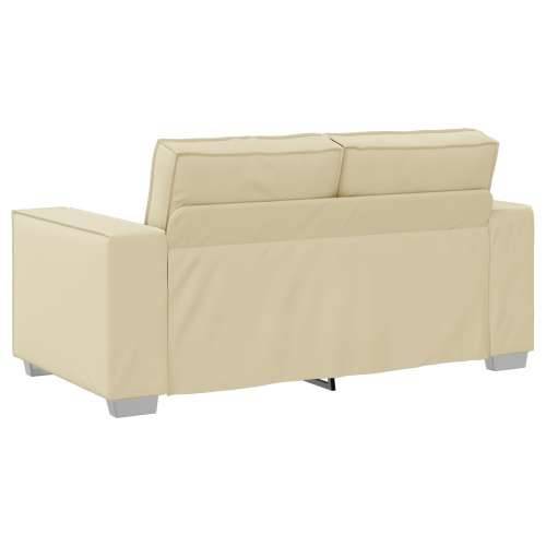 Dvosjed Sofe Krem 120 cm Umjetna Koža Cijena