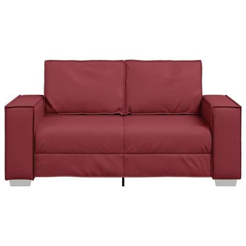 Dvosjed Sofa Vino Crvena 120 cm Umjetna Koža Cijena
