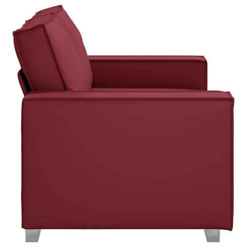 Dvosjed Sofa Vino Crvena 120 cm Umjetna Koža Cijena