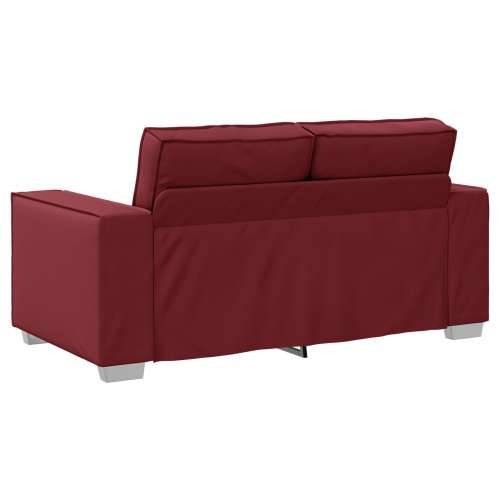 Dvosjed Sofa Vino Crvena 120 cm Umjetna Koža Cijena