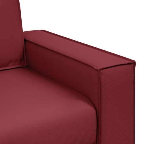 Dvosjed Sofa Vino Crvena 120 cm Umjetna Koža Cijena