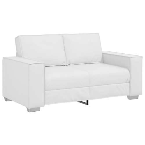 Dvosjed sofa bijela 120 cm umjetna koža Cijena