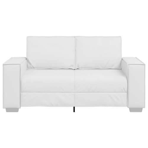 Dvosjed sofa bijela 120 cm umjetna koža Cijena