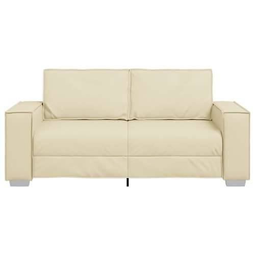 Dvosjed Sofe Krem 140 cm Umjetna koža Cijena