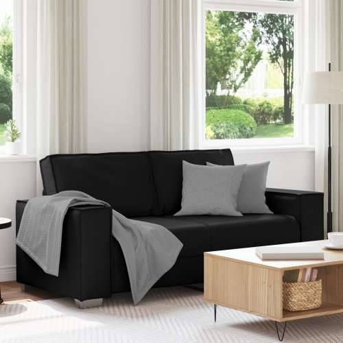Dvosjed Sofa Crna 140 cm Umjetna Koža Cijena