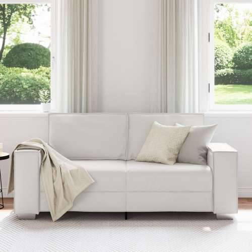 Dvosjed Sofa Bijela 140 cm Umjetna koža Cijena