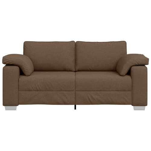 Dvosjed Smeđi 140 cm Tkanina Cijena