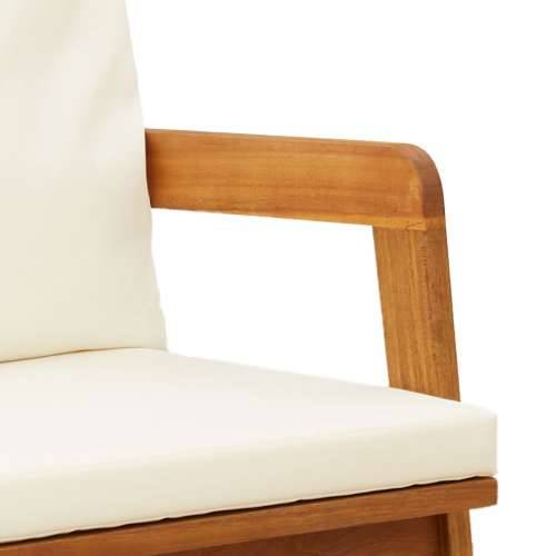 Vrtna klupa s jastučićima 115x65x71 cm Masivno bagremovo drvo Cijena