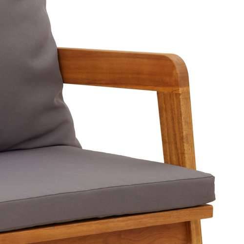 vrtna klupa s jastučićima 115x65x71 cm od čvrstog bagremovog drveta Cijena