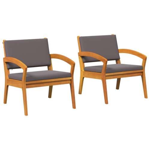 vrtne stolice 2 kom 59,5x70,5x72,5 cm čvrsto drvo akacija Cijena