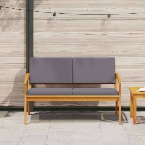 Klupa za vrt s jastučićima 115x70x72 cm od čvrstog drva bagrema Cijena