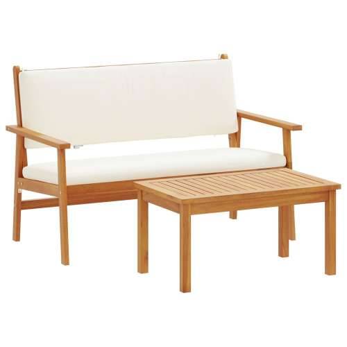 Set vrtnih sofa od 4 dijela s jastucima od solidnog drva akacije Cijena