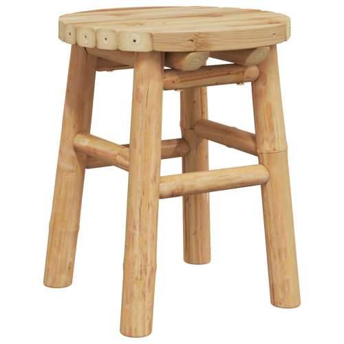 Niska okrugla stolica Ø30x36 cm od bambusa Cijena