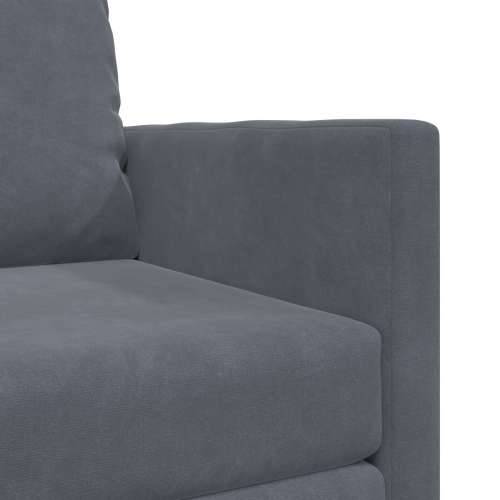 Sofa na podu Single Convertible, Velur 74x77x81 cm Tamno siva Cijena