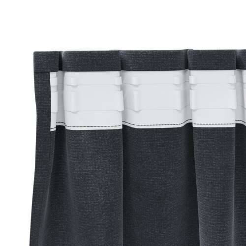 Zastore za blackout s trakom 2 kom Svjetlosiva baršun Cijena